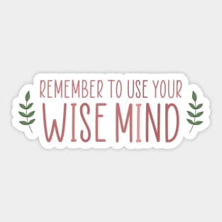 Wise Mind Sticker